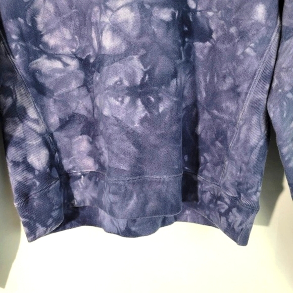 Champion Reverse Wave Gray Bleached Crewneck Drop Shoulder Sweatshirt Size M - Picture 4 of 11